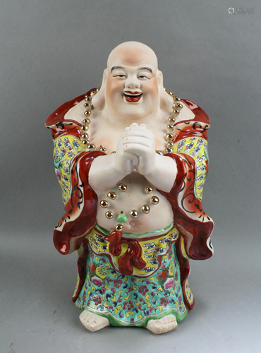 Chinese Porcelain Buddha Statue