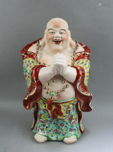 Chinese Porcelain Buddha Statue