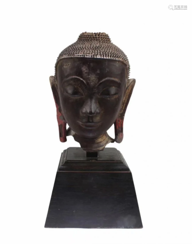 A Clay Buddha Head