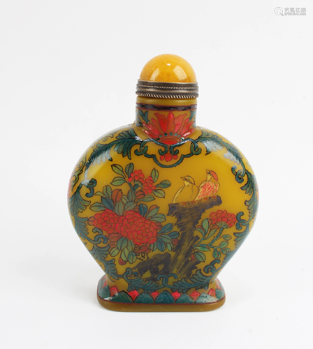 Chinese Peking Glass Snuff Bottle