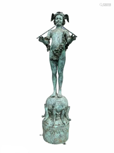 A Bronze Standing Statue