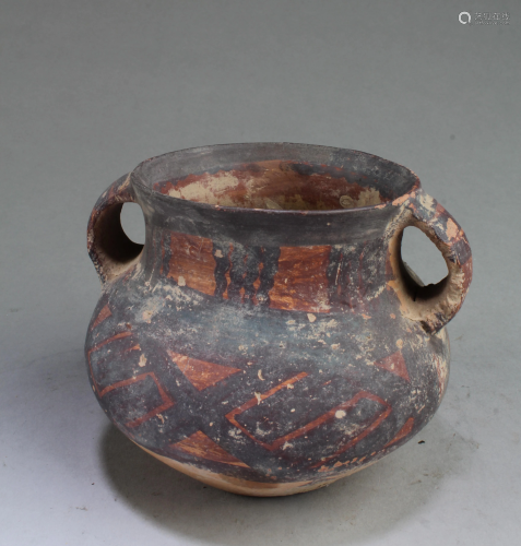 An Old Pottery Jar