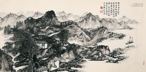 方辉   山水