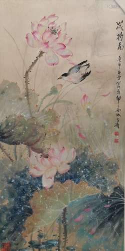 The Picture of Flower and Bird Painted by Wang Xuetao