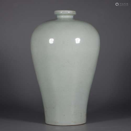 Prunus Vase of Lovely White Glaze