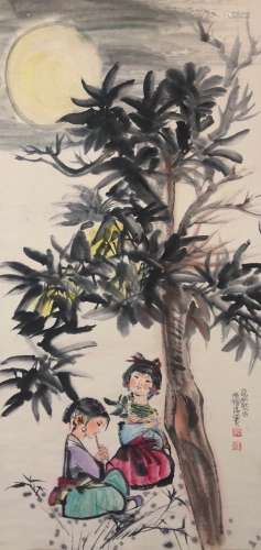 The Picture of Figure Painted by Cheng Shifa