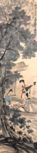 The Picture of Figure Painted by Fu Baosho