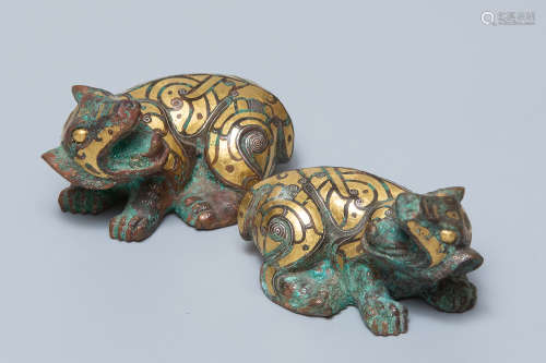 A Pair of Gold  Animal