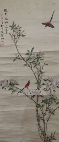 The Picture of Flowers and Birds Painted by Lu Yifei