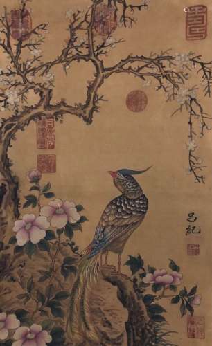 The Picture of Flowers and Birds Painted by Lu Ji