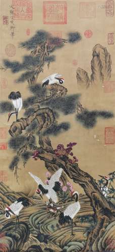 The Picture of  Crane Painted by Song Huizong