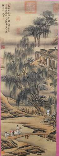 The Picture of Landscape Painted by Shen Zhou
