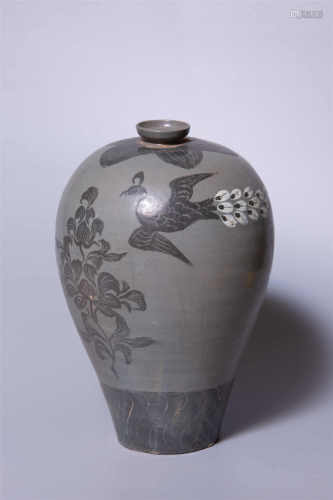 Korea Porcelain Prunus Vase