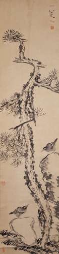 The Picture of Flowers and Birds Painted by Ba Da Shan Ren(A...