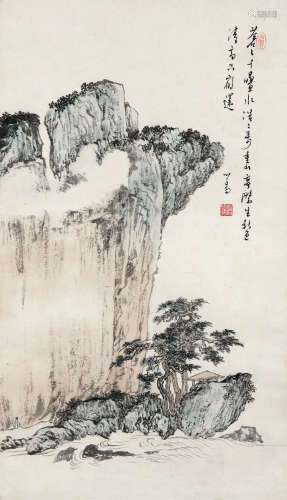 溥儒（1896～1963） 浩浩万重山 立轴 水墨纸本