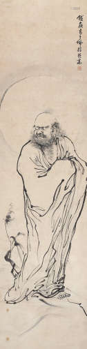 高其佩（1672～1734） 罗汉像 立轴 水墨纸本