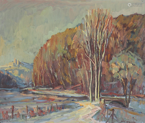 Brauch, Oil on canvas view Luxembourg