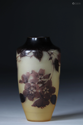 D'Argental (Paul Nicolas) vase in multilayer