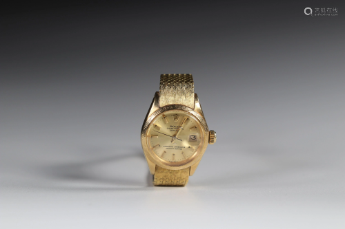 ROLEX, Oyster Perpetual Datejust ladies' watch. GOLD