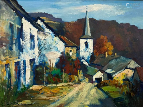 Roger GERSON Luxembourg Oil on canvas 