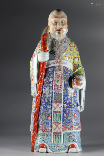 China porcelain statue from china republic period