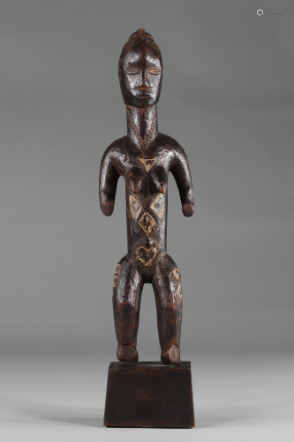 Bete, Republic of CÃ´te d'Ivoire, nude female statuette