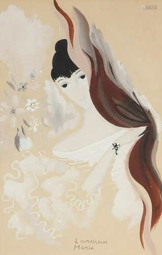 Marie Laurencin (1883-1956) Watercolor 