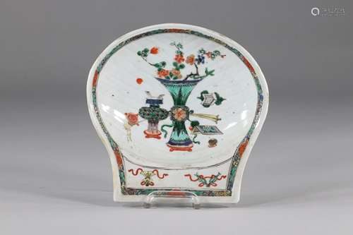 Porcelain bowl famille verte, China Kangxi period