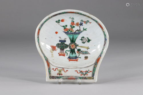 Porcelain bowl famille verte, China Kangxi period