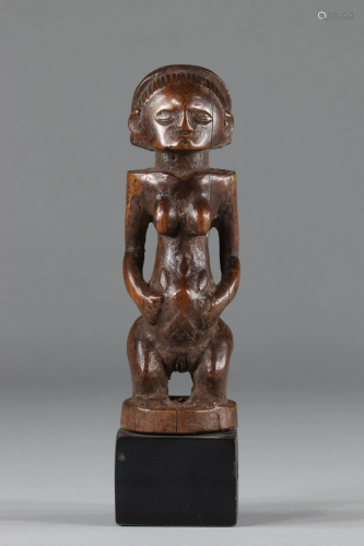 Luba Shankadi, DRC, female statuette, generous