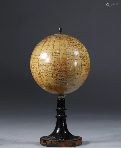 Terrestrial globe of the Maison Forest in Paris,