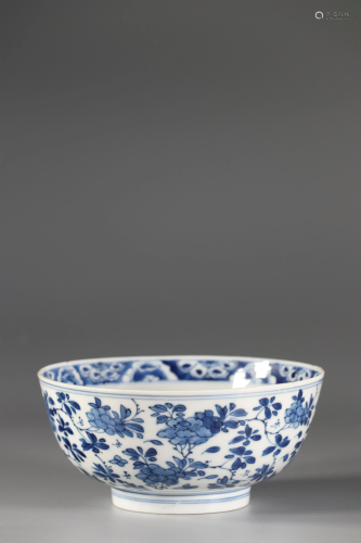 China blanc bleu bowl brand under piece