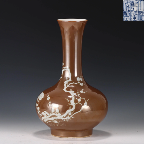 Aubergine Glazed Vase