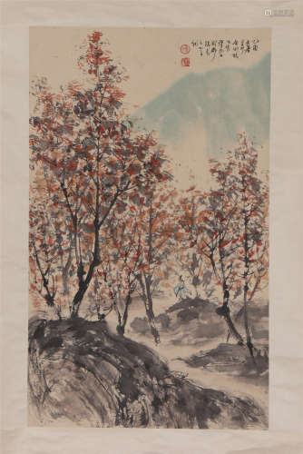 A CHINESE PAINTING TREES