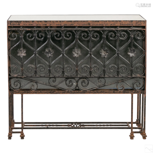 Gothic Revival Medieval Style Console Entry Table