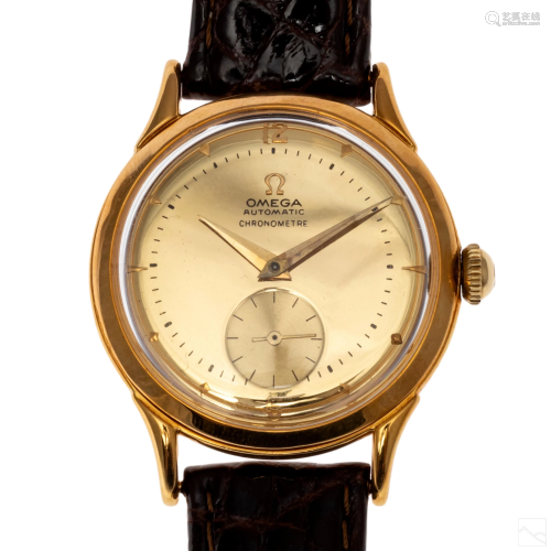 18K Gold Omega Centenary Chronometer Men's Watch