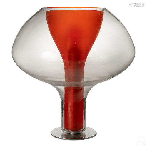 George Kovacs Mid Century Modern Art Glass Lamp