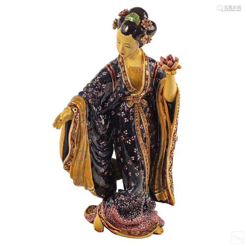 Jay Strongwater LE Ming Lady Chinoiserie Figurine