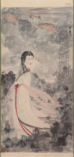 A CHINESE PAINTING LADY