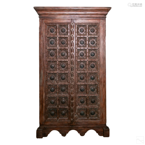 Orientalist 8 Ft. Armoire Wardrobe Dresser Cabinet