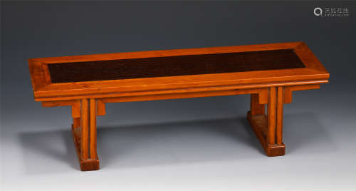 A CHINESE BOXWOOD DESK