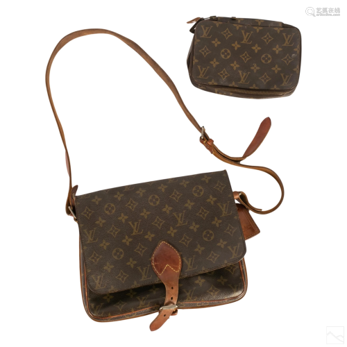 Louis Vuitton LV Travel Cosmetics Bag and Satchel