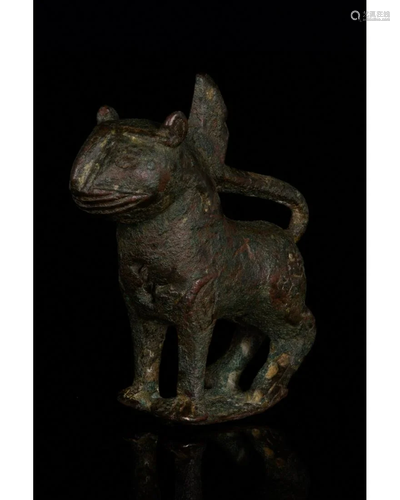 SELJUK BRONZE ANIMAL FIGURE