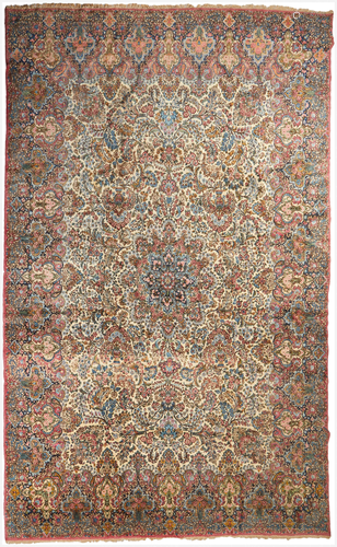 A Persian Kerman room-sized rug