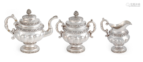 A Frederick Marquand silver tea service