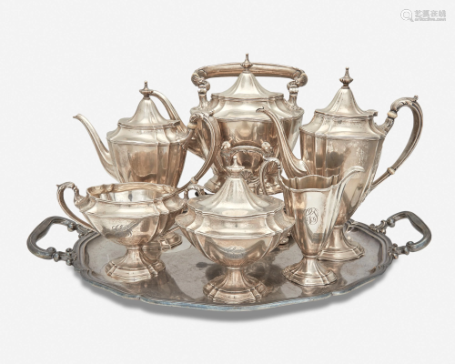 A Gorham sterling silver tea and coffee service with