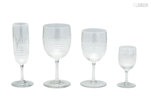 A set of Baccarat 