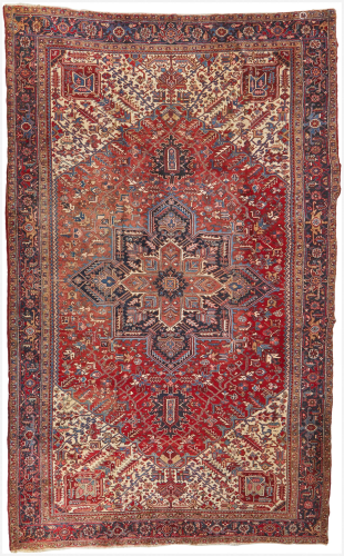 A Persian Heriz rug