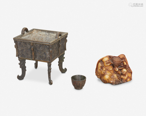 Three Chinese table objects