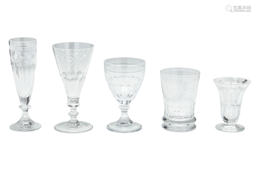 A collection of William Yeoward crystal stemware